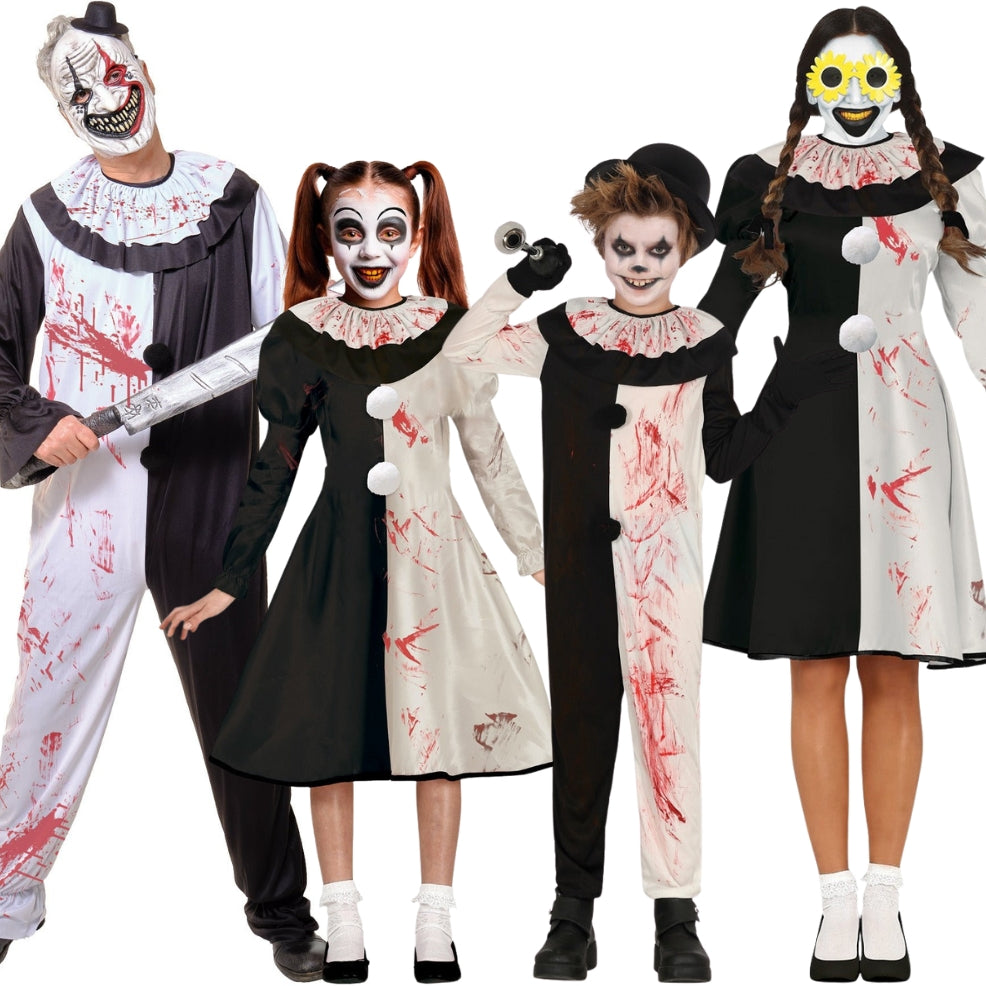 Costumi di gruppo da clown Terrifier