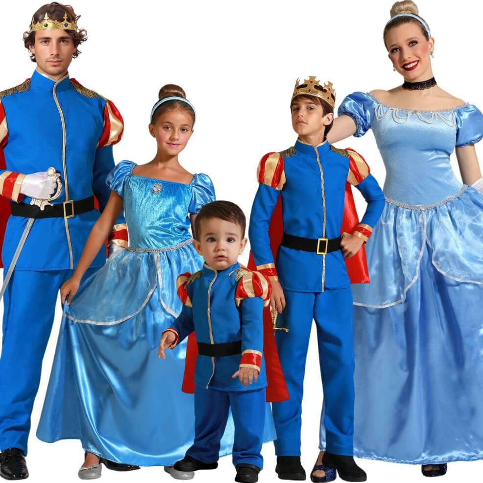 Costumi di gruppo da Principe e Principessa