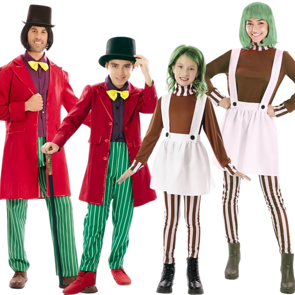 Costumi di gruppo da Willy Wonka