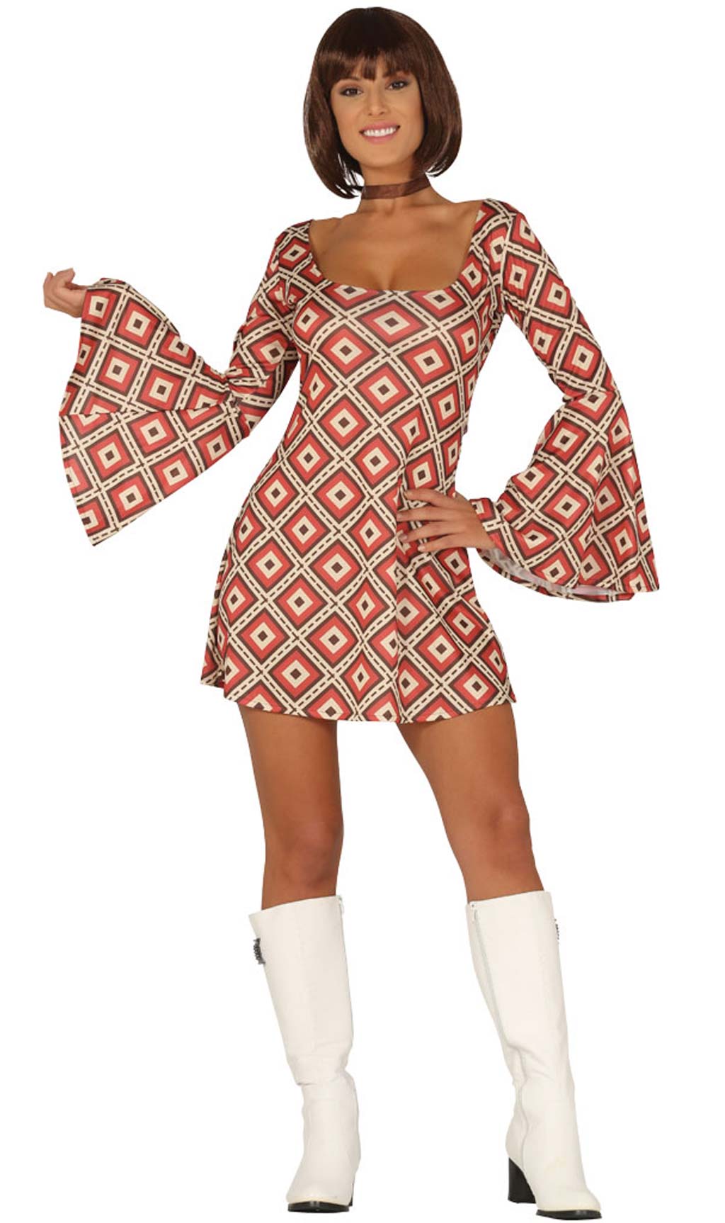 Costumi di coppia da Anni 70 Rombi