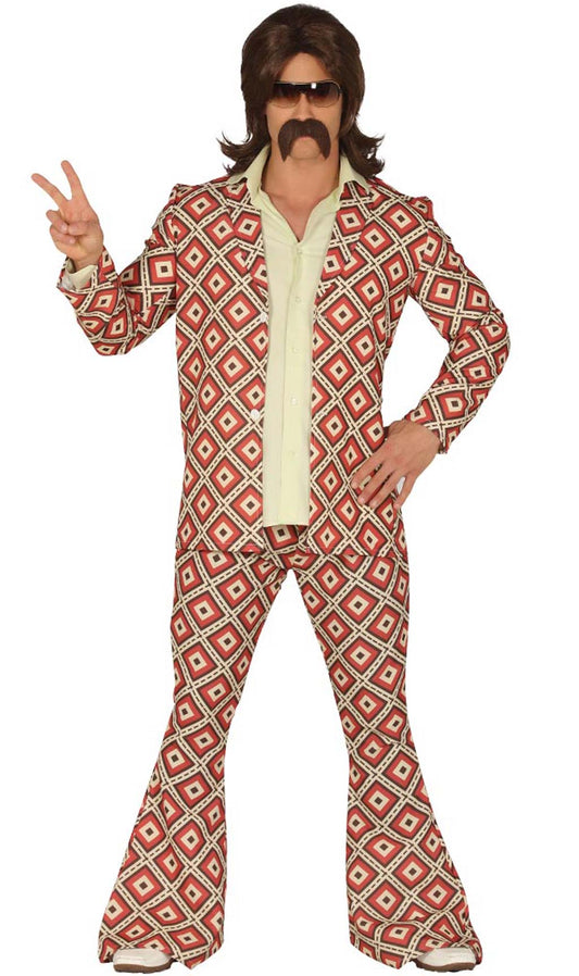 Costumi di coppia da Anni 70 Rombi