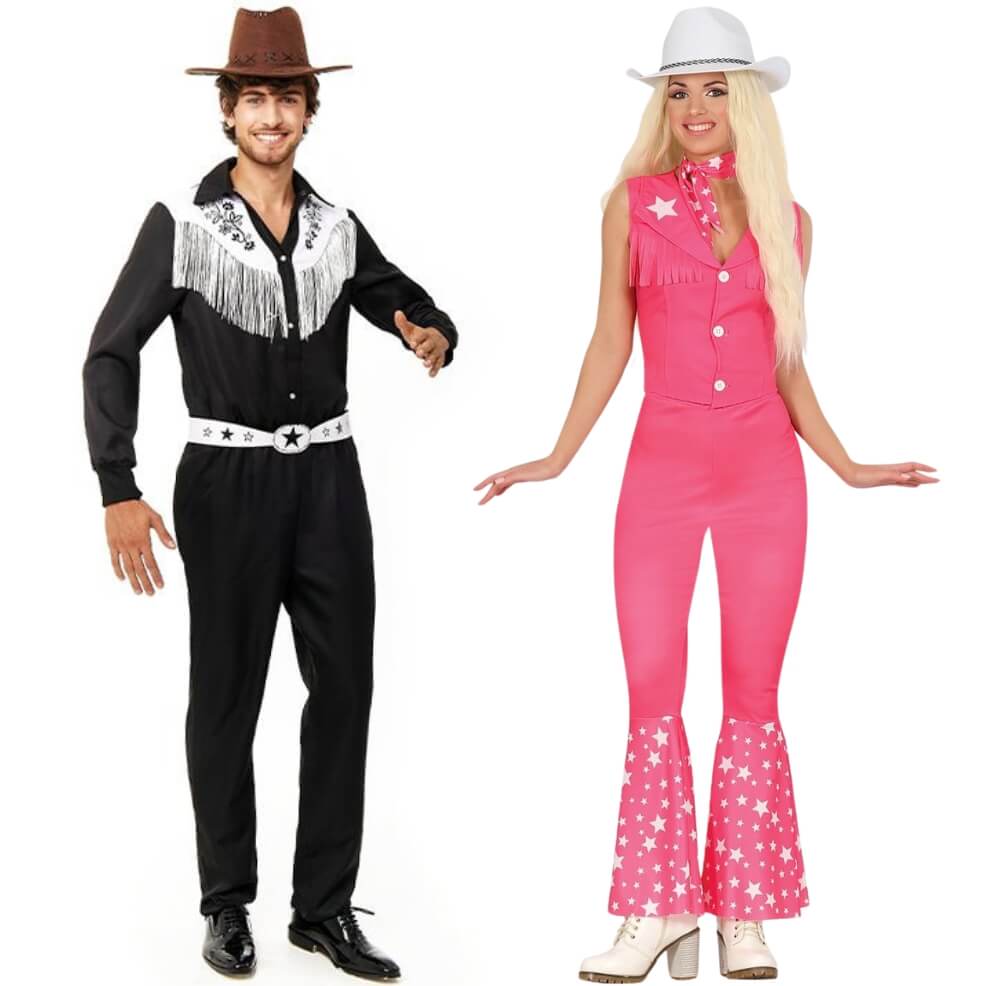 Costumi di coppia da Barbie e Ken Cowboy