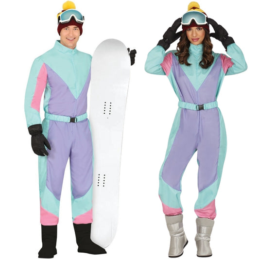 Costumi di coppia da Sciatori Blu