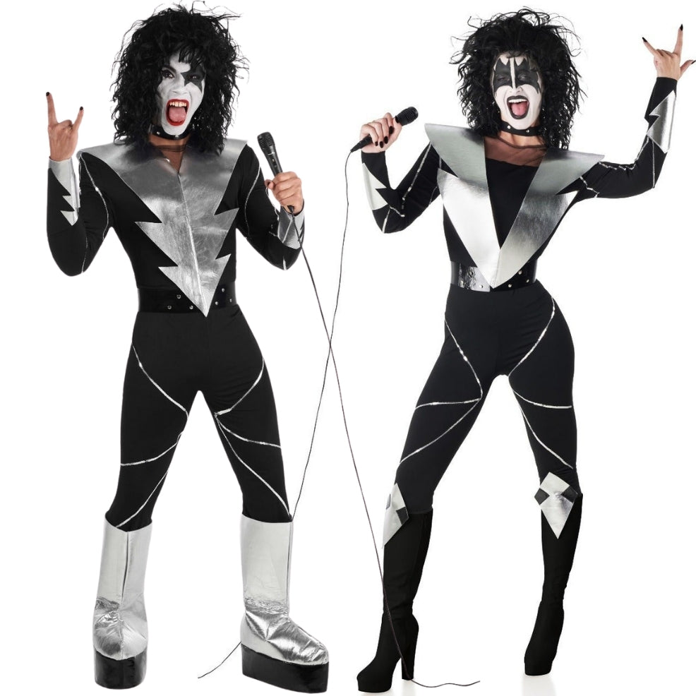 Costumi di coppia da Heavy Metal Kiss