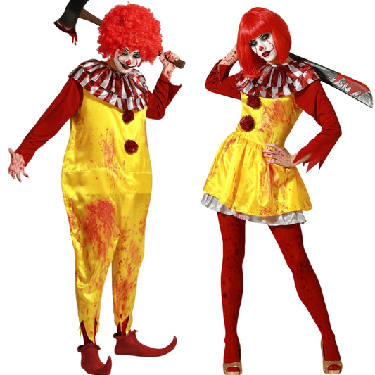 Costumi di coppia da Pagliacci McDonald Sinistri