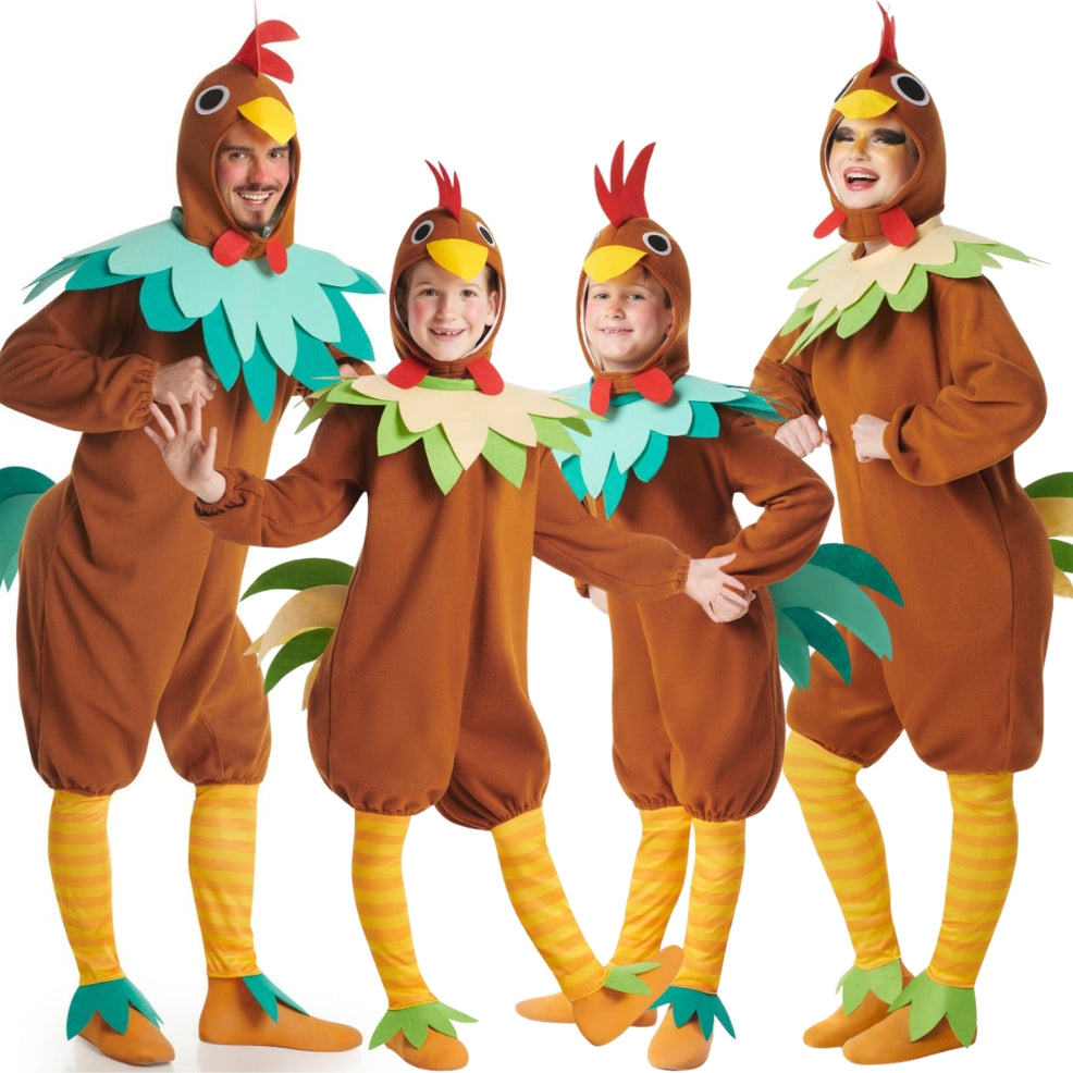 Costumi di gruppo da Galli e Galline marroni