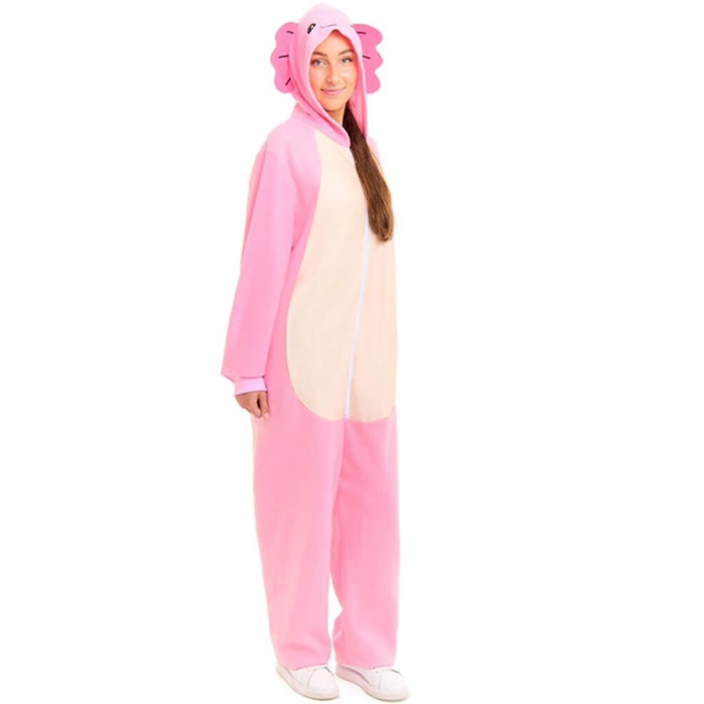 Costume da Axolotl rosa per adulto
