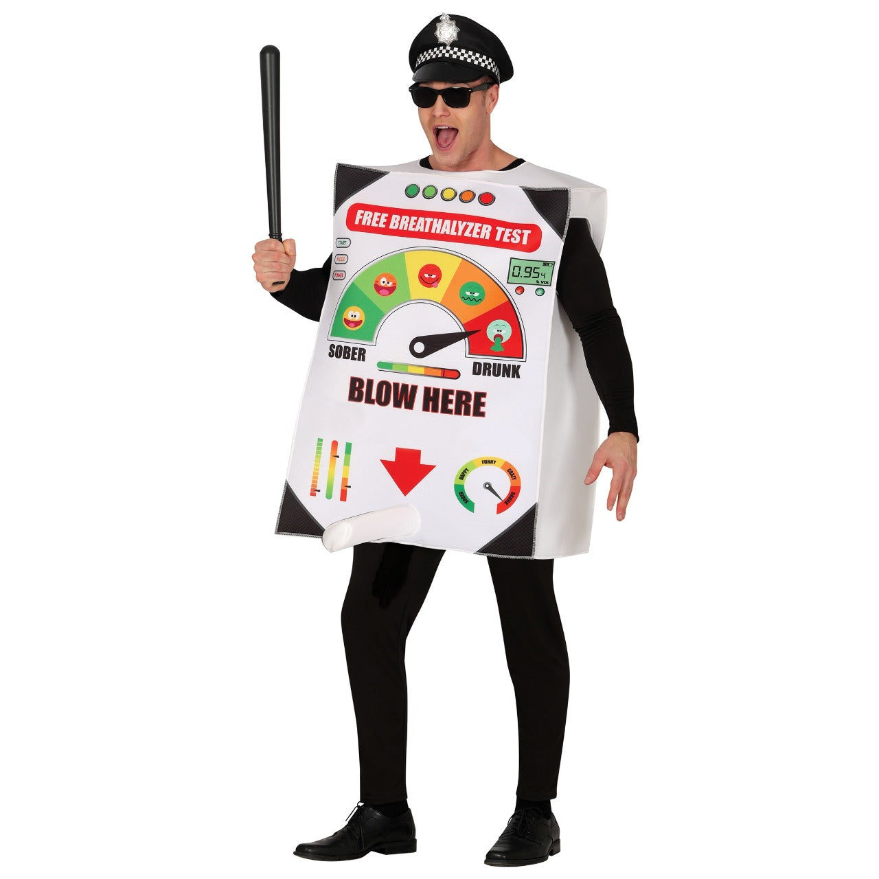 Costume da Alcoltest Divertente per adulti