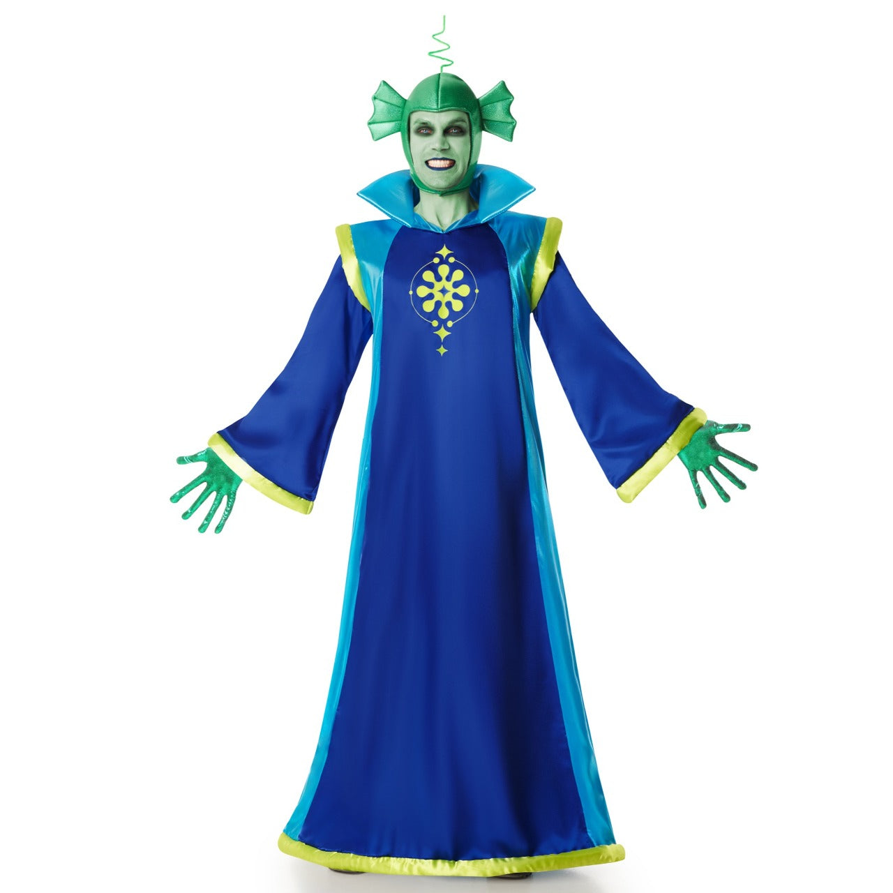 Costume da Alien Stellare Blu per adulti