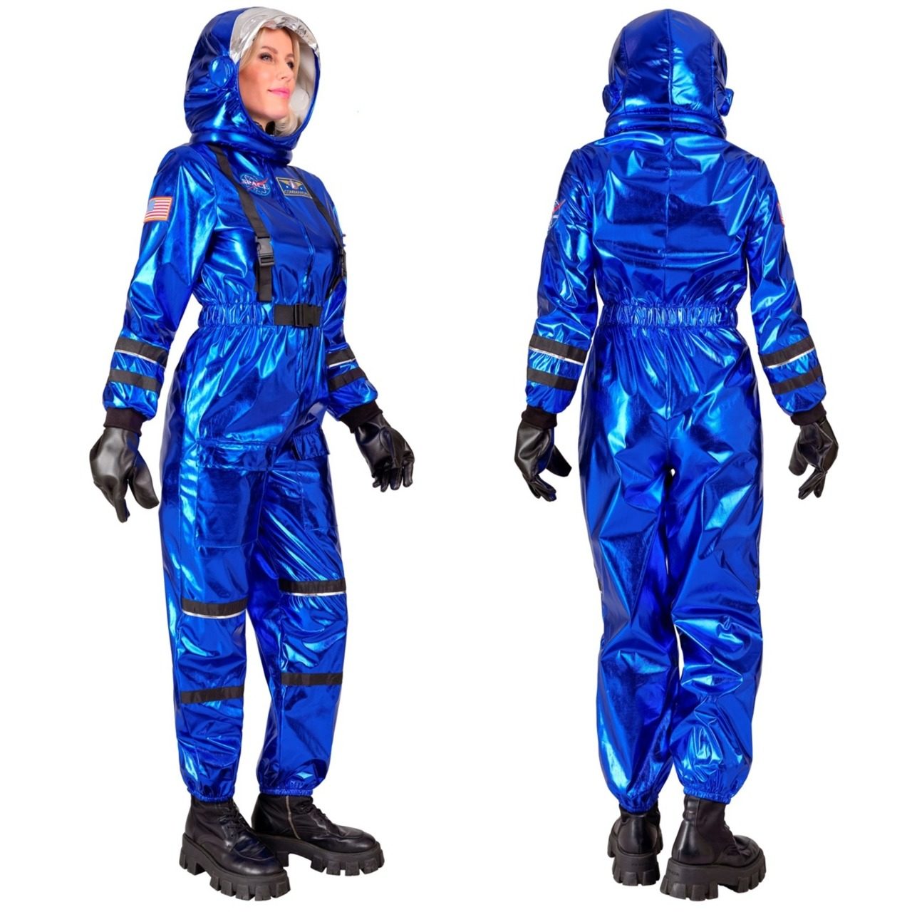 Costume da Astronauta Space Blu per donna