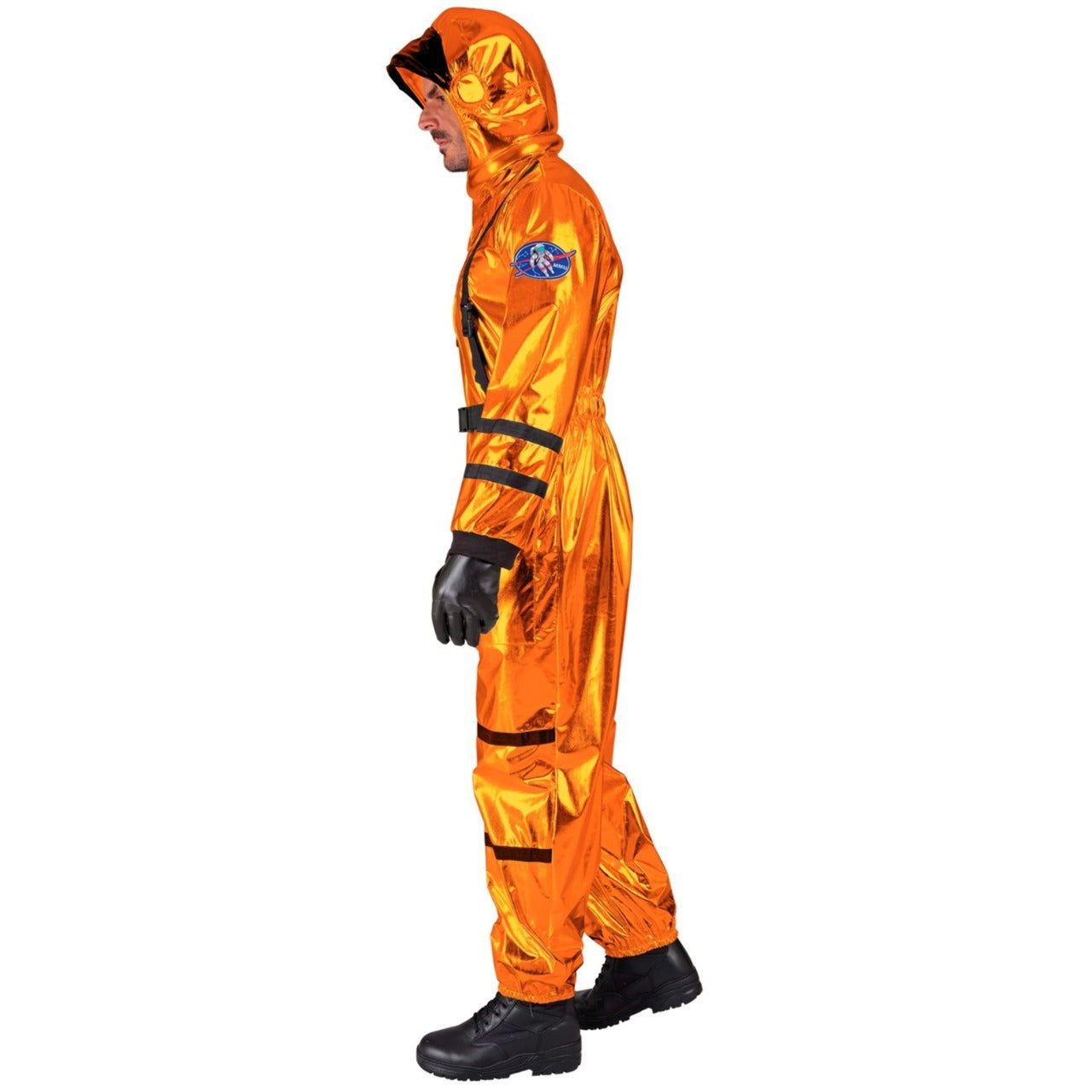 Costume da Astronauta Space Arancione per uomo