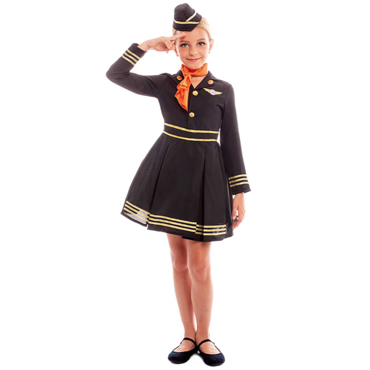 Costume da Hostess Elegante per bambina