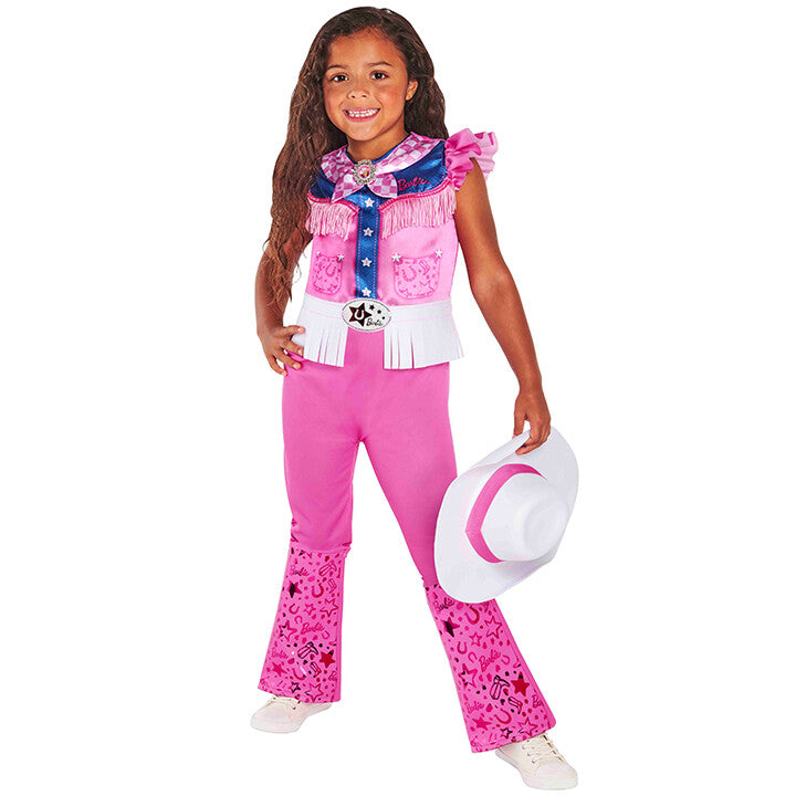 Acquista online costume da Barbie™ cowgirl infantile