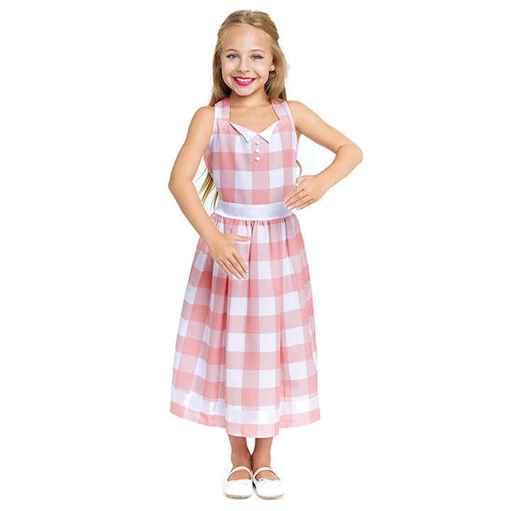 Acquista online il costume Barbie Vichy per bambina