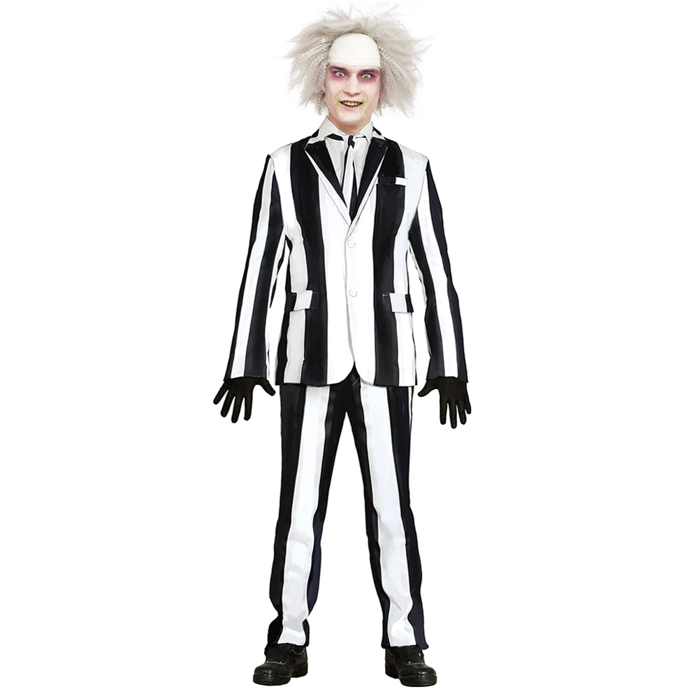 Costume da Fantasma righe per uomo