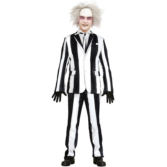 Costume da Fantasma righe per uomo