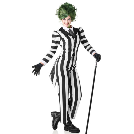 Costume da Beetlejuice a Righe per donna