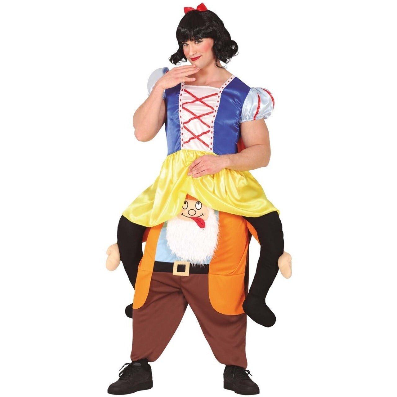 Costume da Biancaneve su Nano per adulti