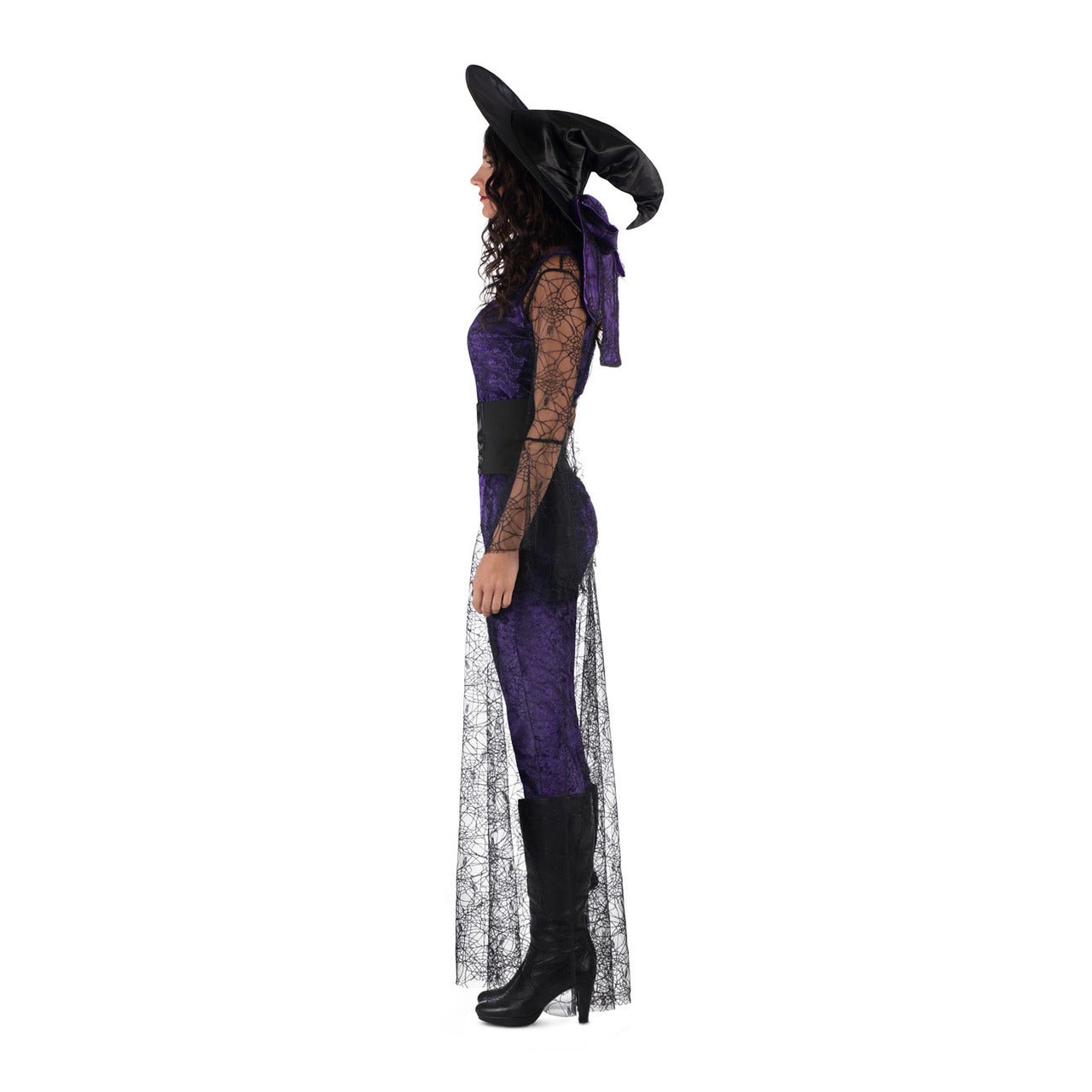 Costume da Strega Maledizione Viola per donna