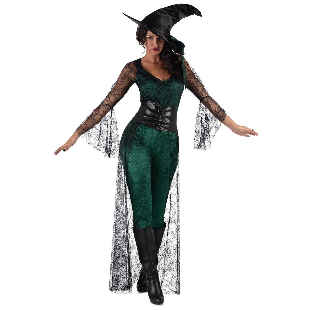Costume da Strega Maledizione Verde per donna