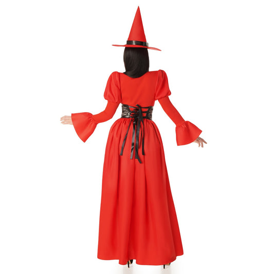 Costume da Strega Rosso Corsetto per donna