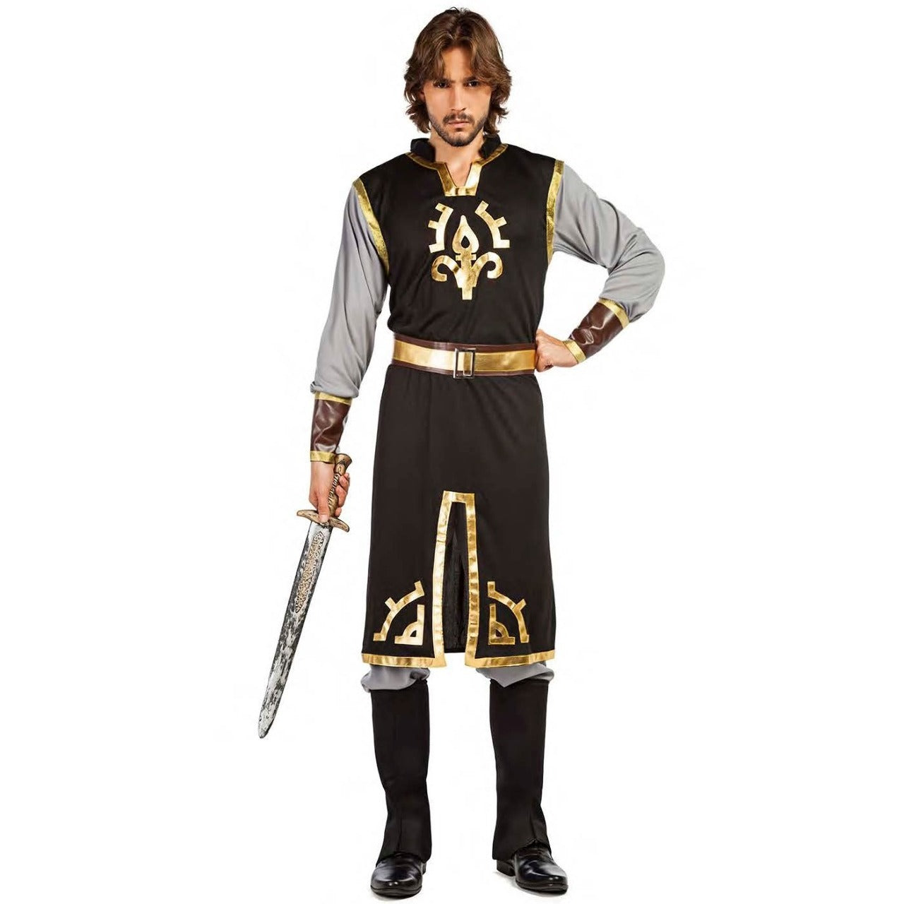 Costume da Cavaliere Medievale Carta per uomo