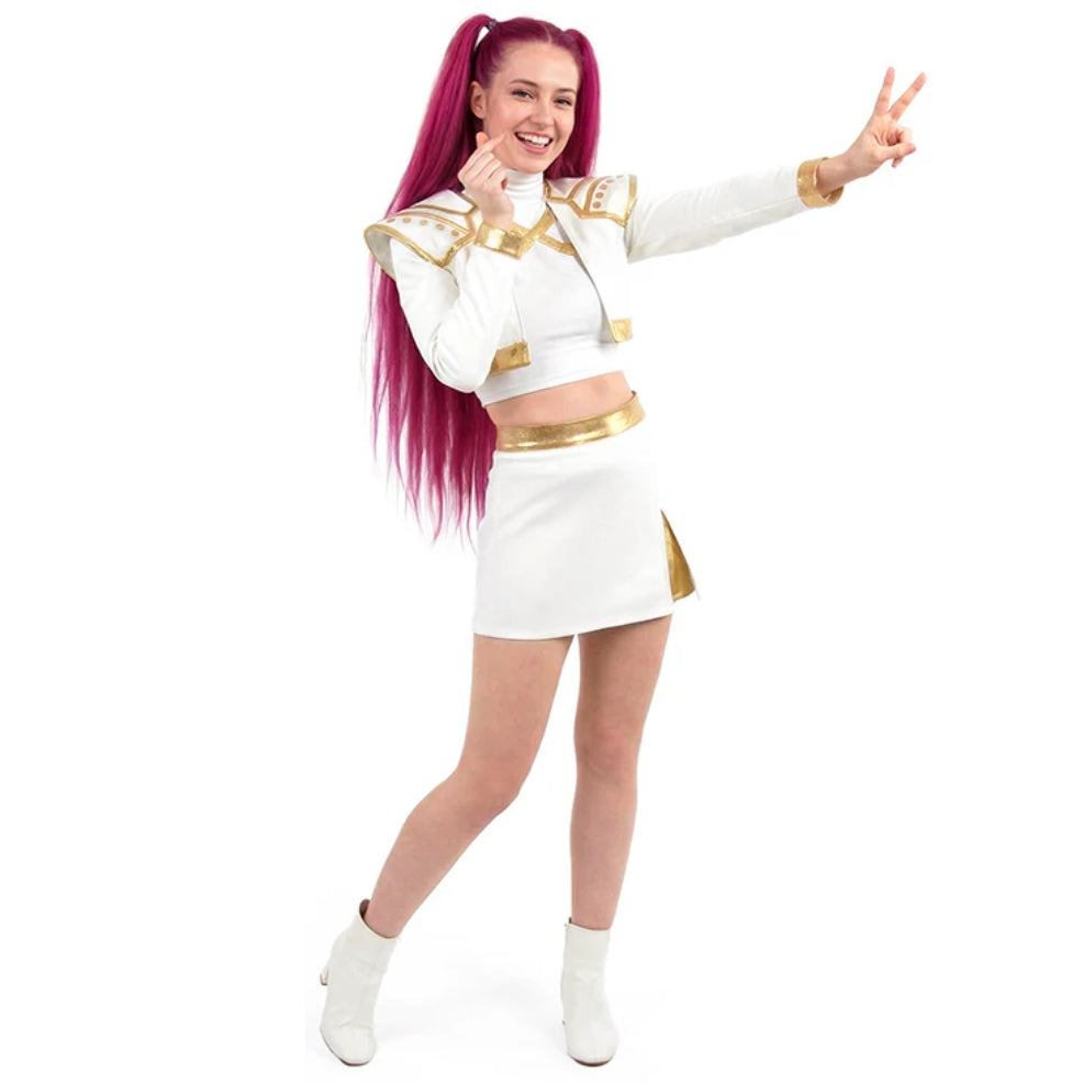 Costume da Cantante K-Pop Bianca Deluxe per donna