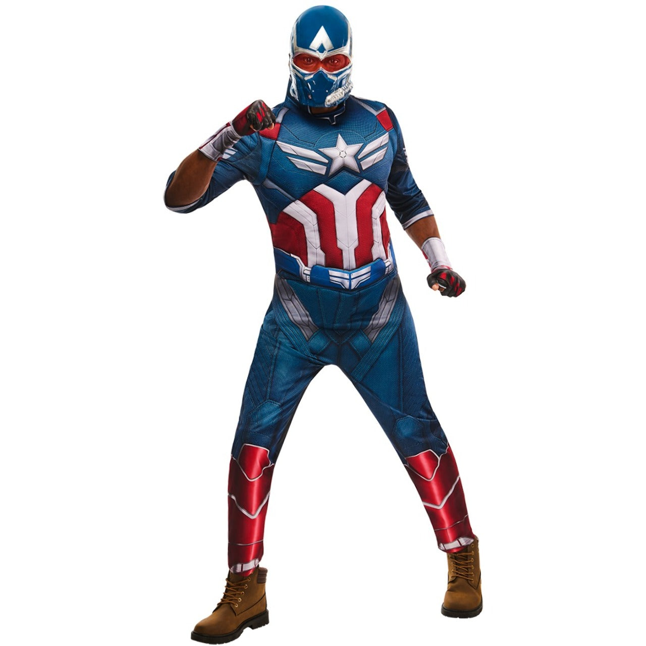 Costume da Capitan America™ BNW Deluxe per adulto