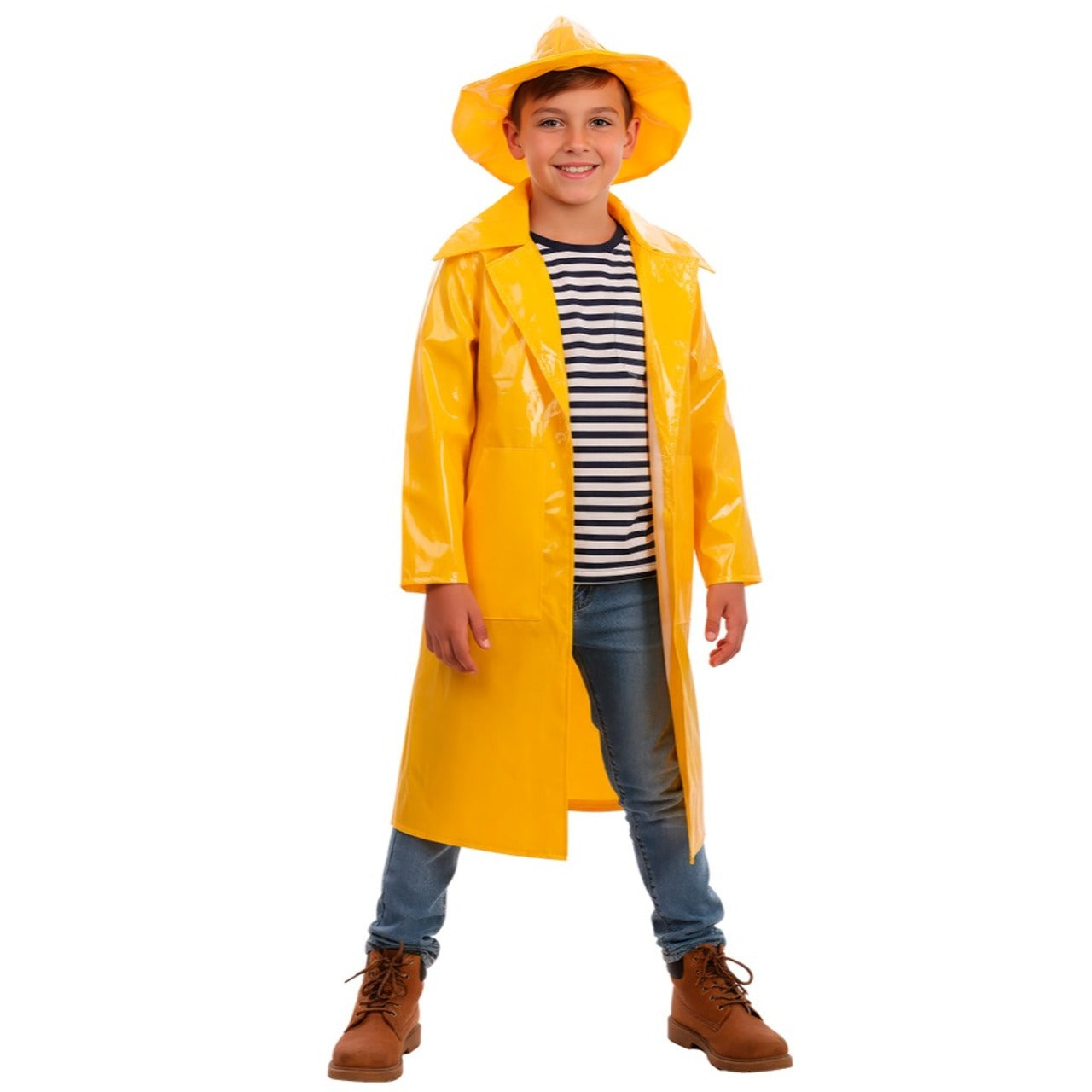 Costume da Capitano Pescatore Giallo per bambini