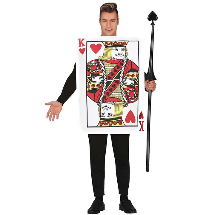 guirca costume re di cuori carta gioco 88642