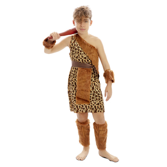 Costume da Cavernicolo Marrone per bambino