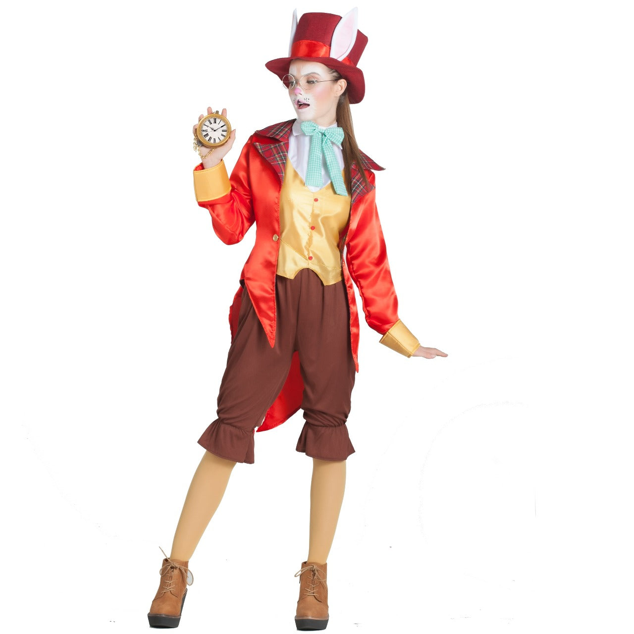 Costume da Coniglio di Alice Rosso per donna