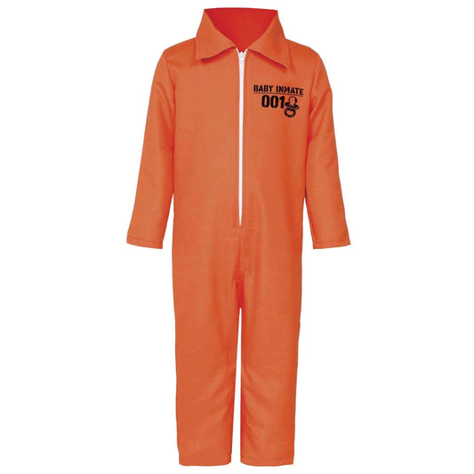 Costume da Detenuto Americano Arancione per neonato
