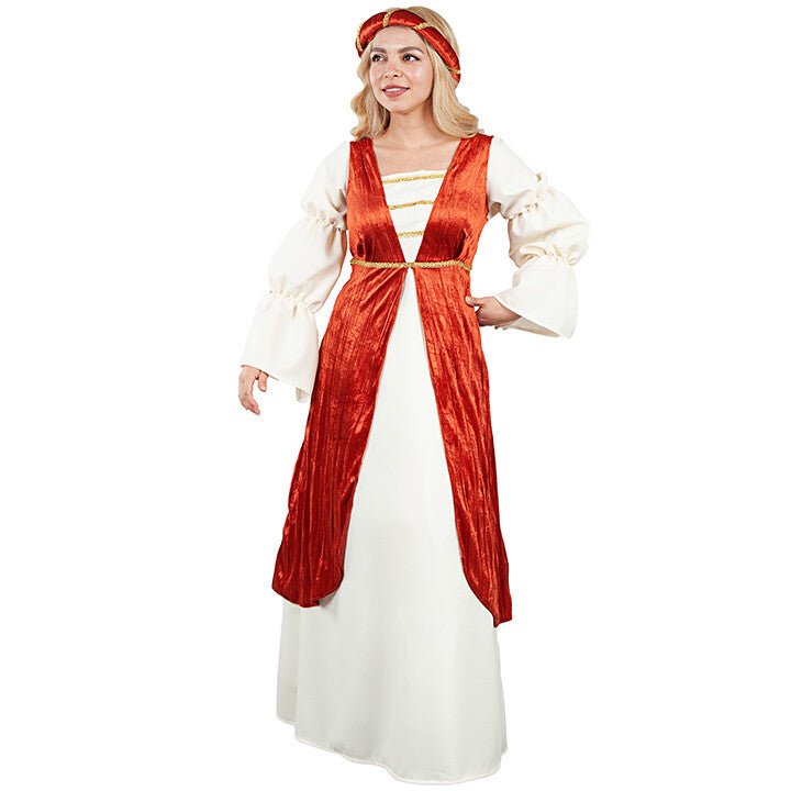 Acquista online costume da Dama medievale Eleonora per donna