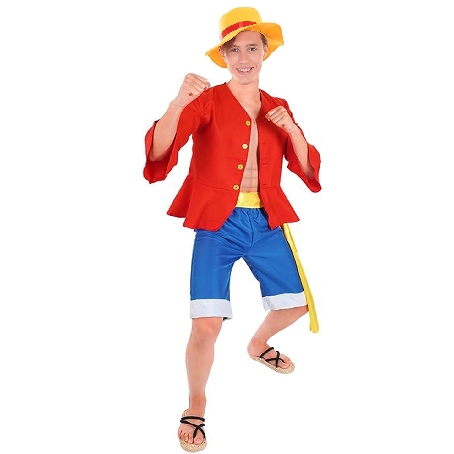 Costume da Rufy adulto