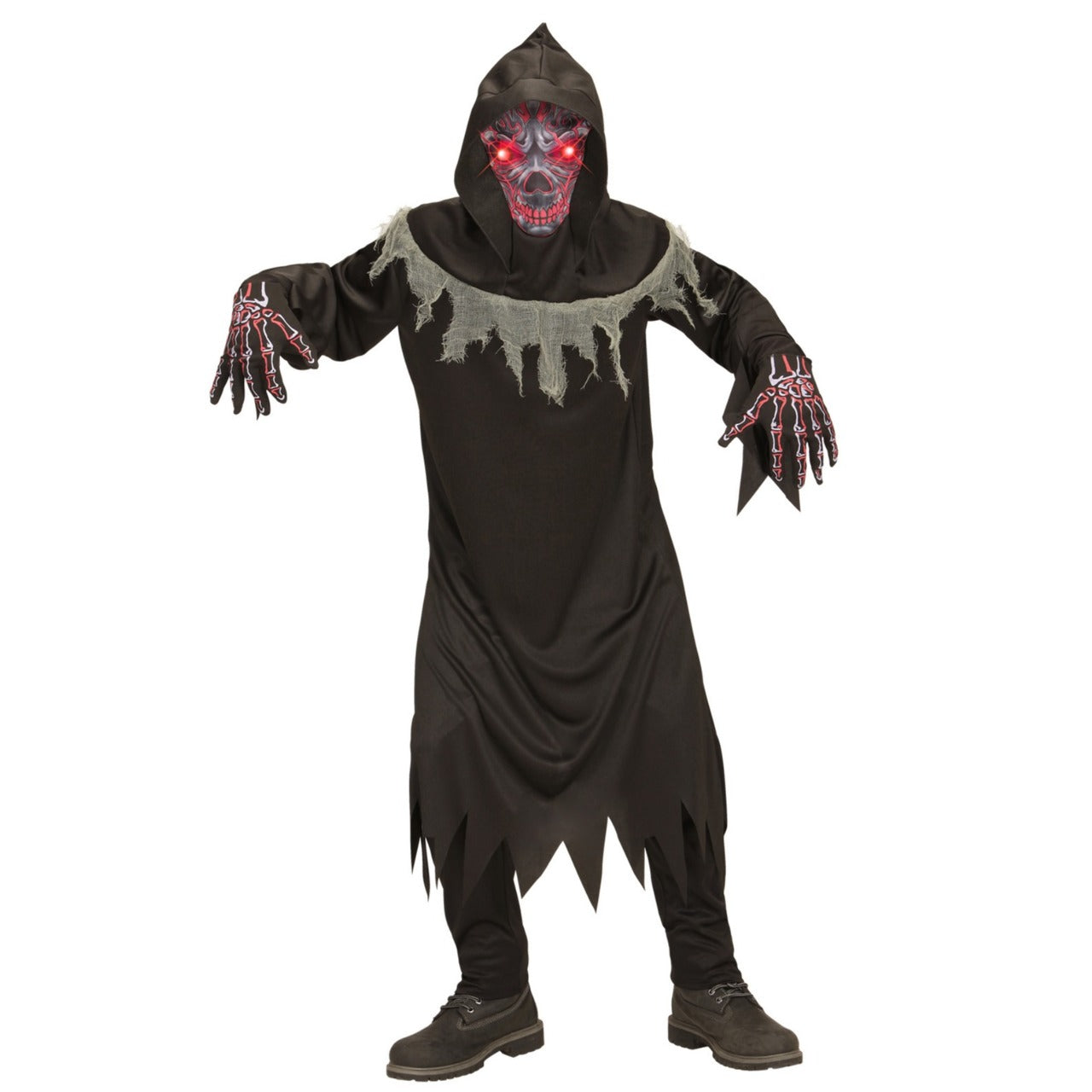 Costume da Demonio con occhi luminosi per bambini