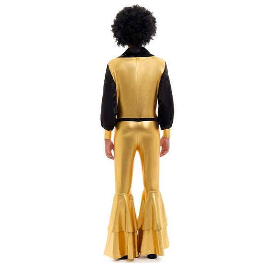 Costume da Disco Dorato per uomo