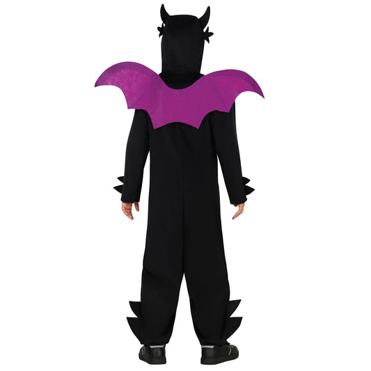 Costume di Drago Nero con Ali per bambini