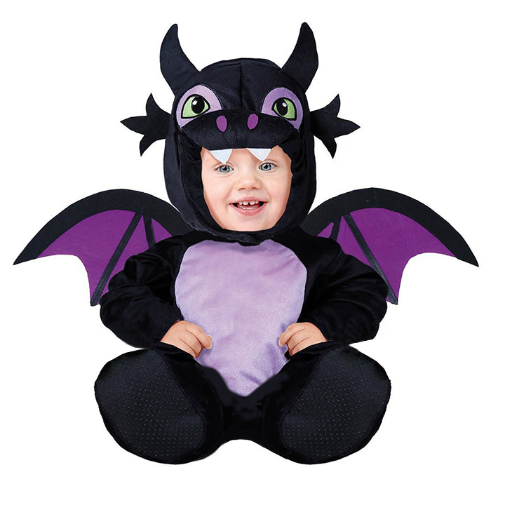 Acqusita online costume da Drago Nero per neonato