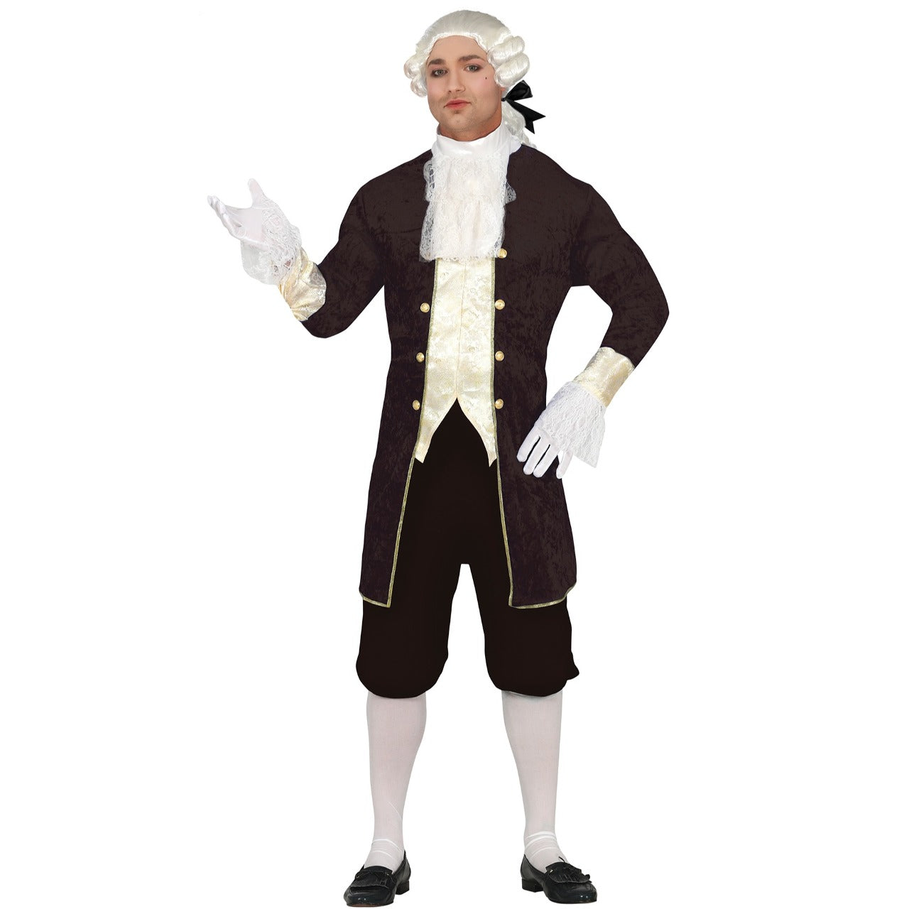 Costume da Duca Barocco marrone per uomo