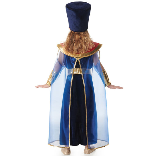 Costume da Faraona Egizia Blu per bambina