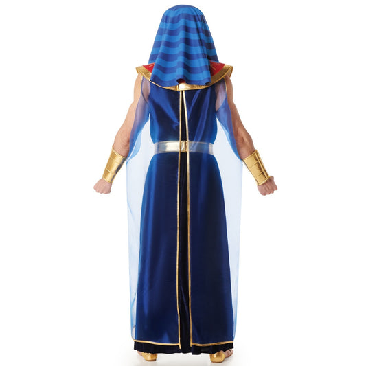 Costume da Faraone Egizio Blu per uomo