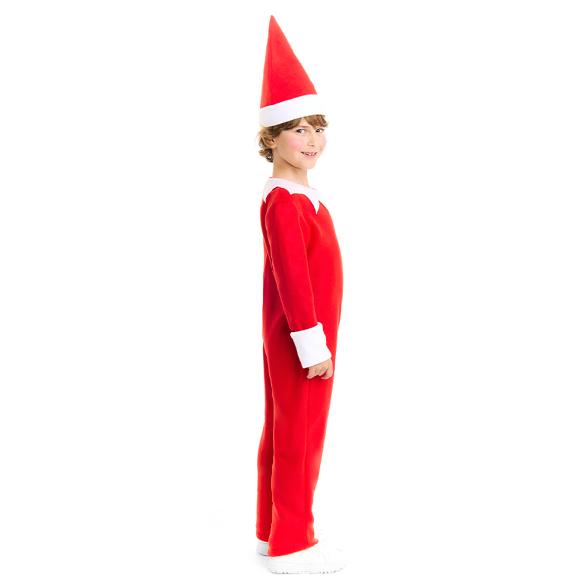 Costume da Elfo di Natale Rosso per bambini