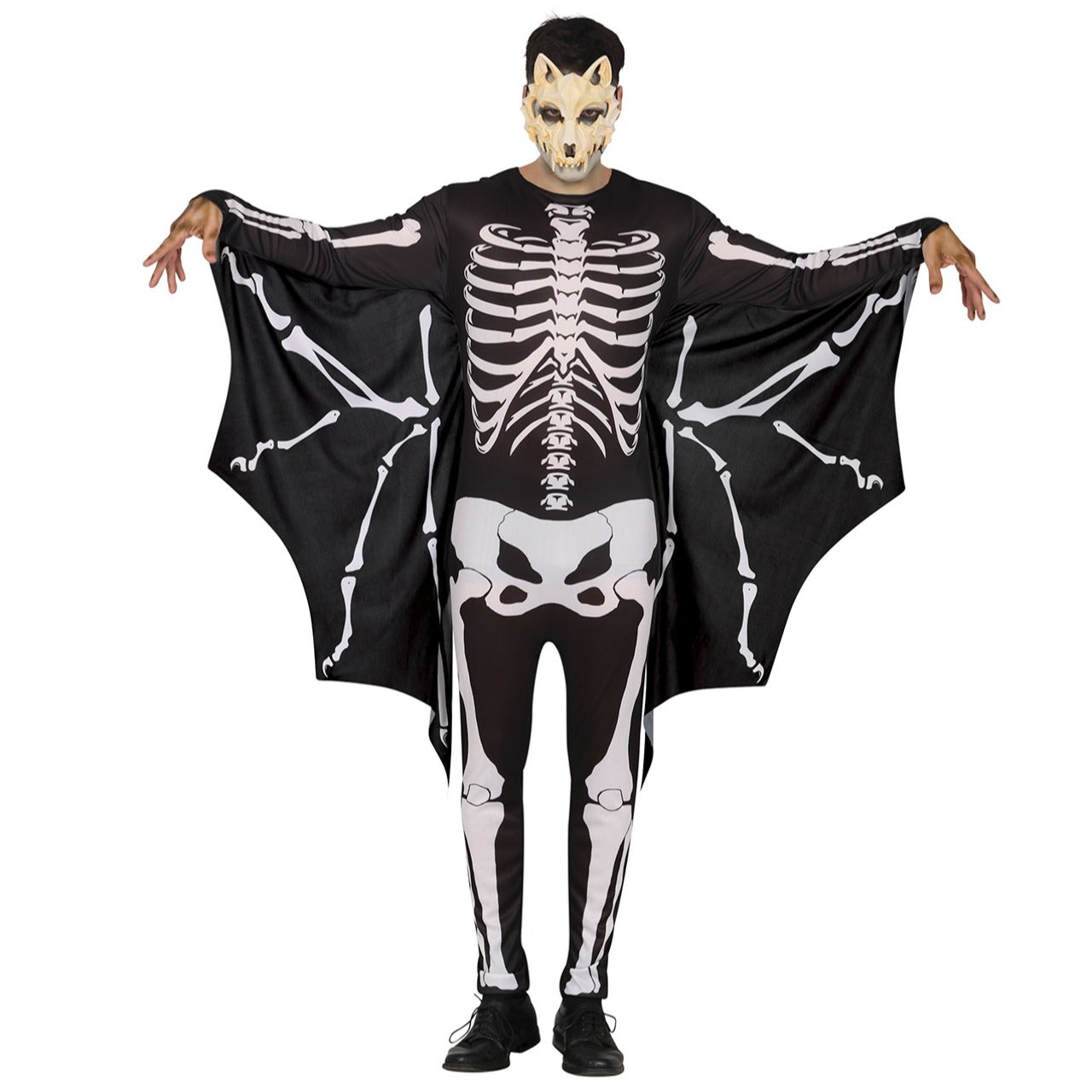 Costume da Pipistrello Scheletro Eco per uomo