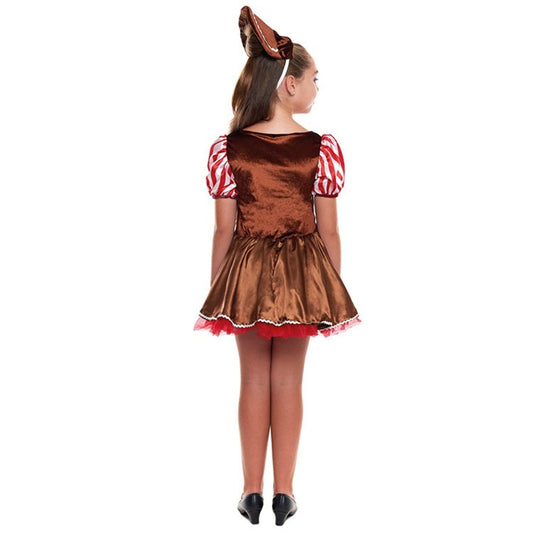 Costume da Biscotto di Zenzero per bambina
