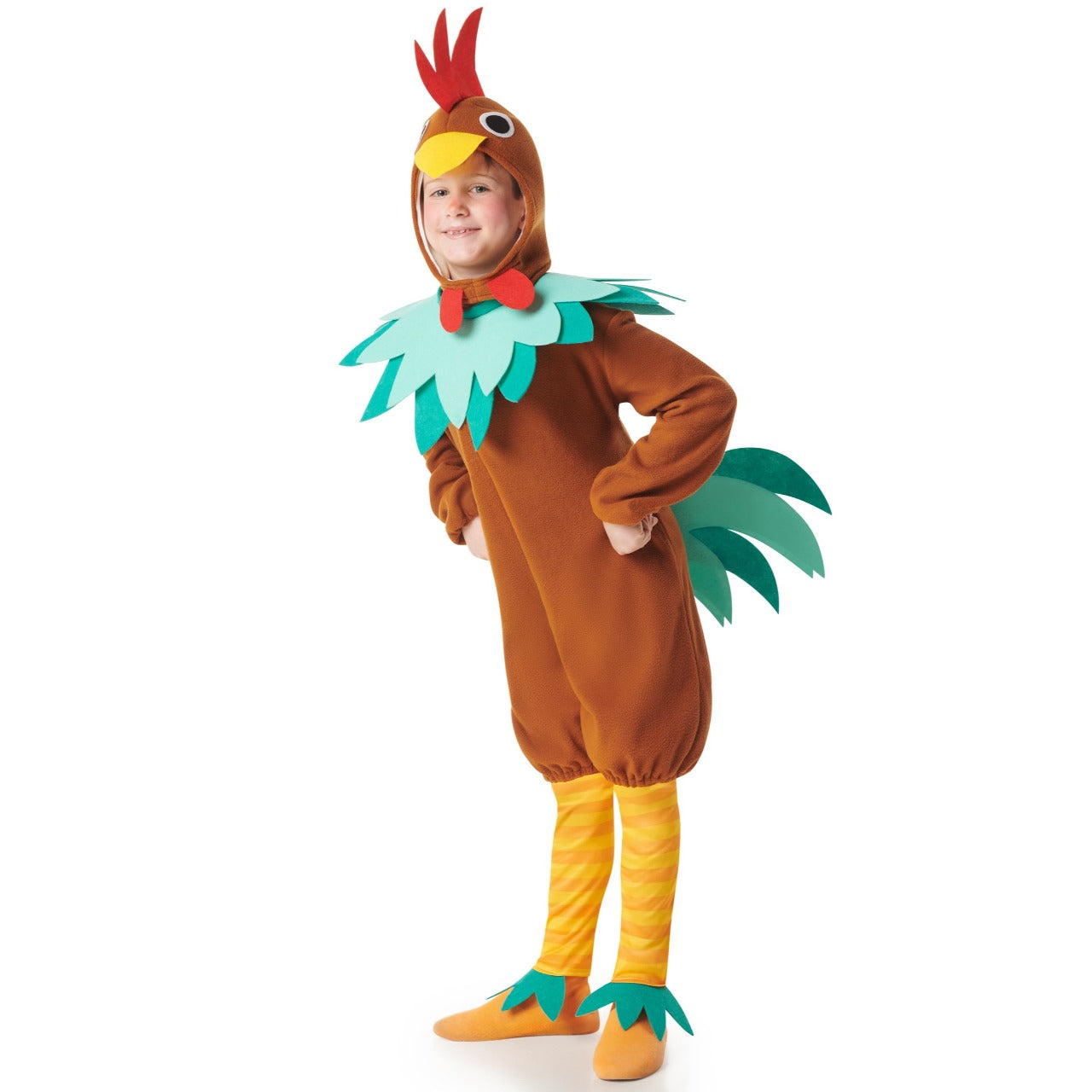 Costume di Gallo Marrone per bambini