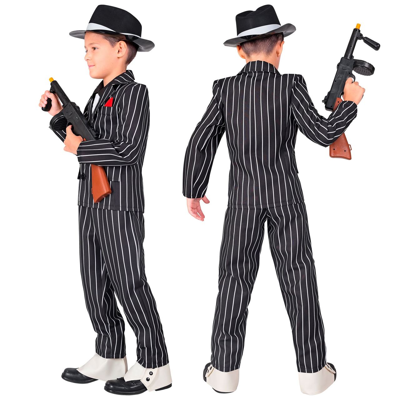 Costume di Gangster Gómez inquietante per bambino