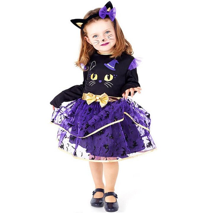 Acquista online costume da strega gattina infantile Costumalia