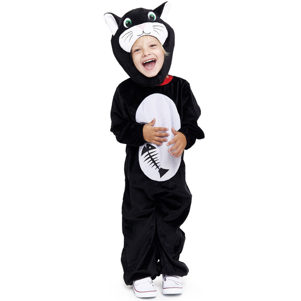 Costume da gatto con i baffi per neonato