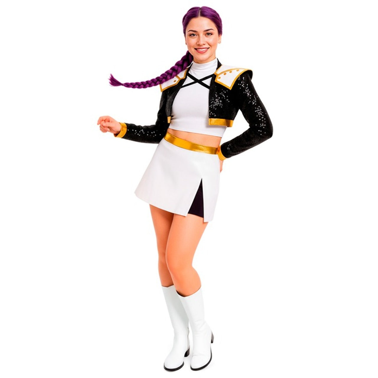 Costume di Guerriera K-Pop Golden per donna